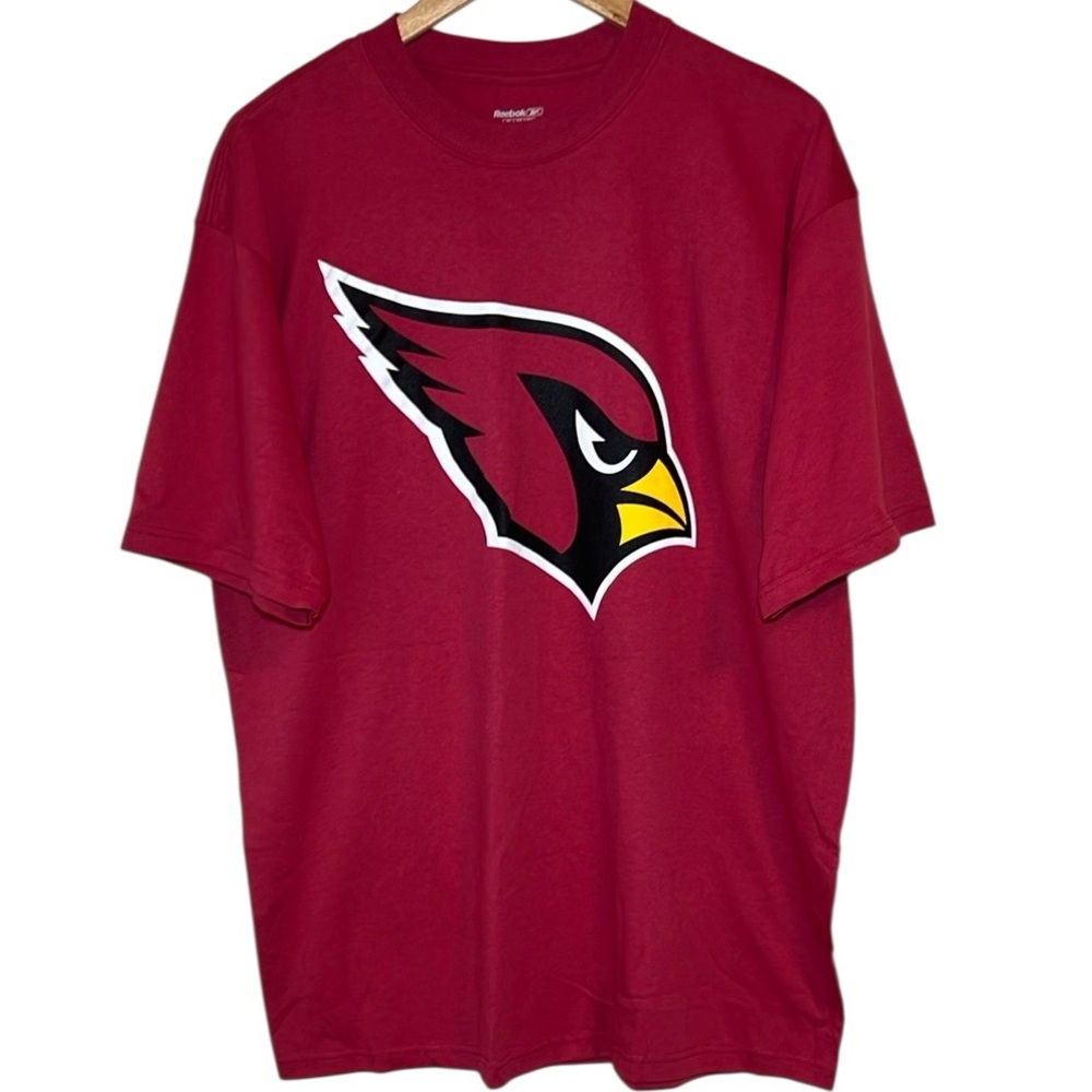 Vintage Reebok Arizona Cardinals NFL T-Shirt Men’s Large Red Cotton Tee
